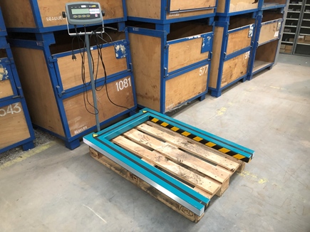 Digitale palletweegschaal tot 600kg